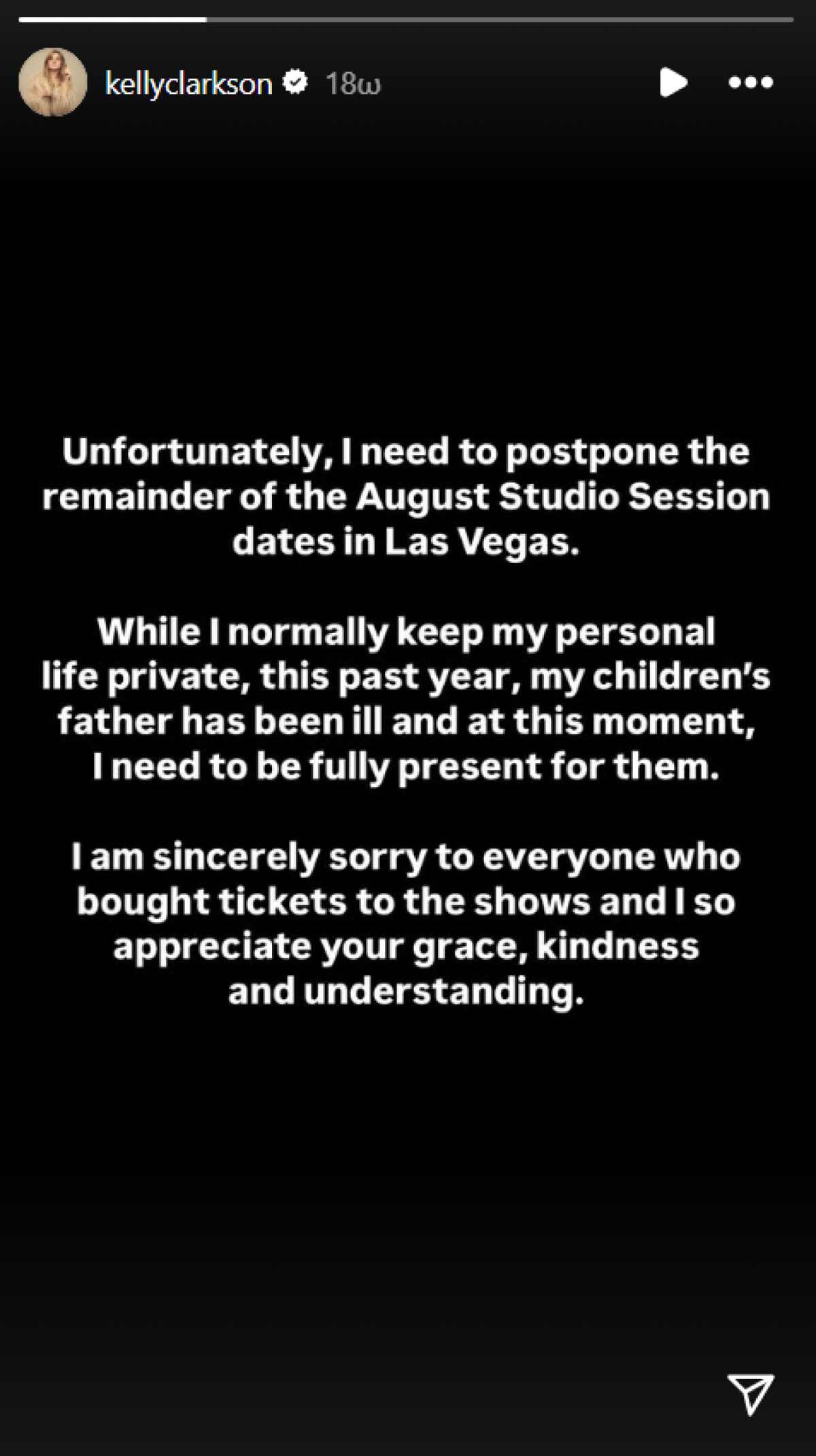 Η Κέλλυ Κλαρκσον στο instagram