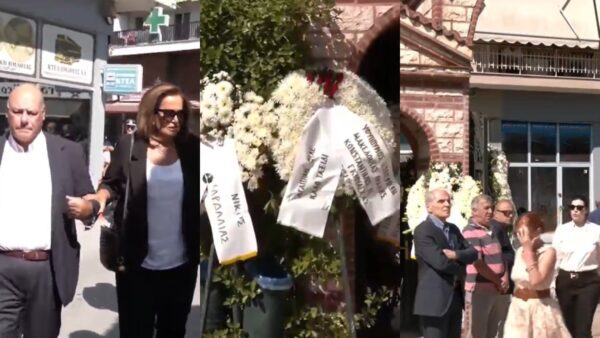 Εικόνες από την κηδεία του Απόστολου Βασυρόπουλου