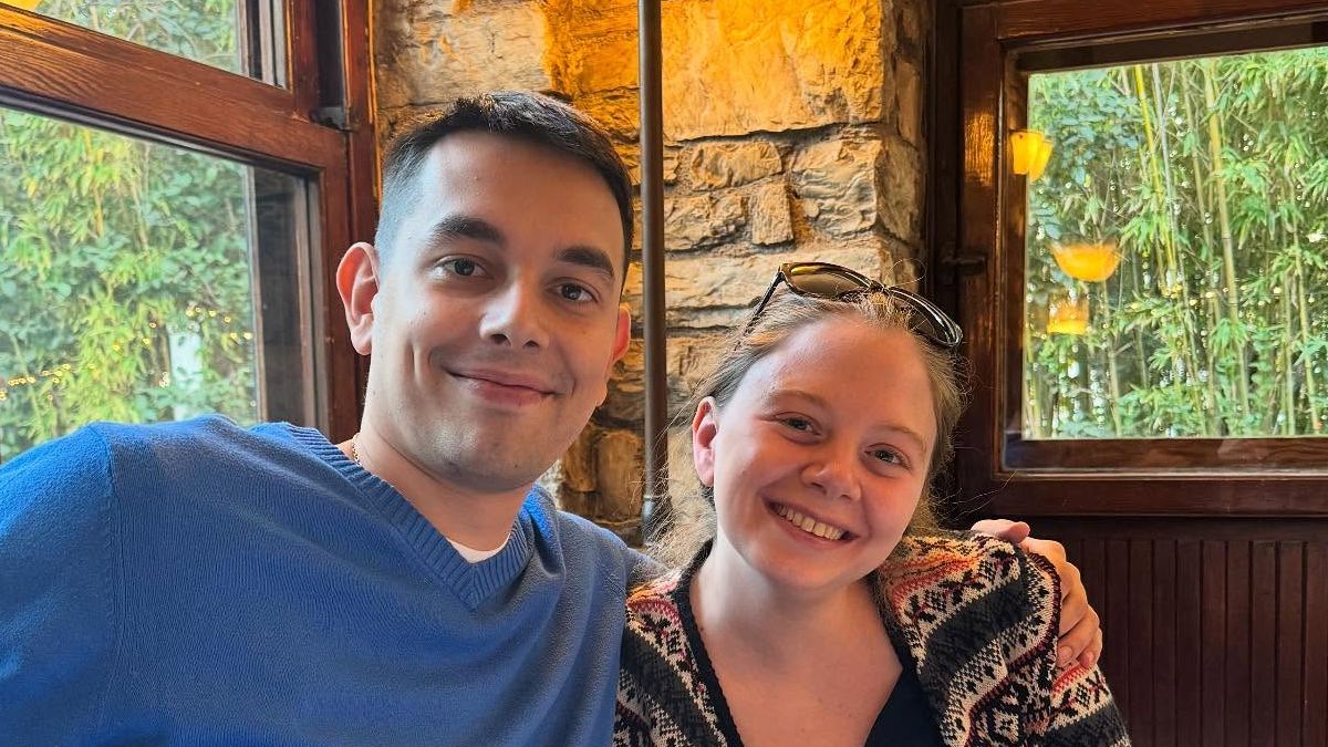 Ο Κώστας Σαμαράς με την αδελφή του, Λένα Σαμαρά