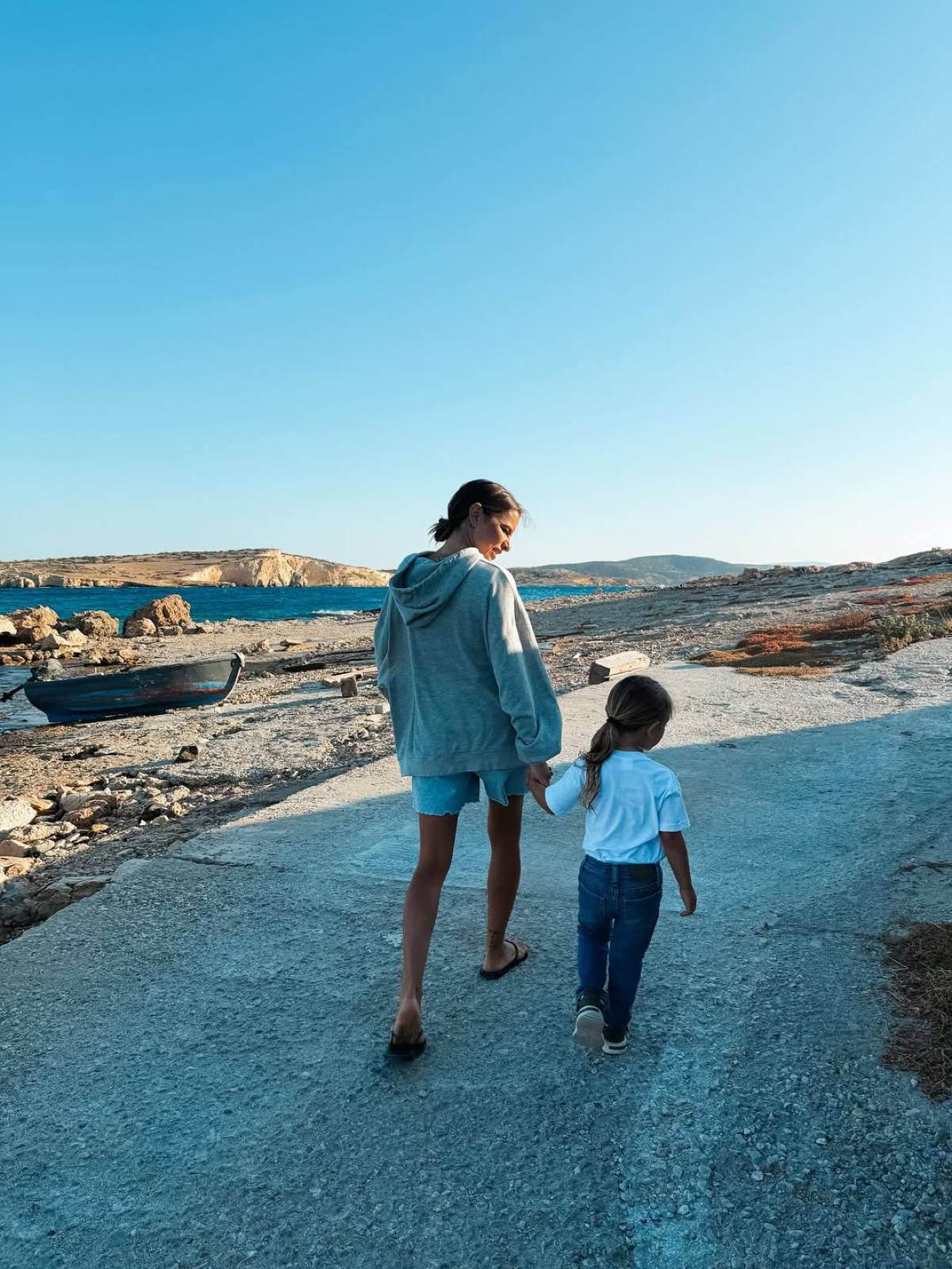 Η Εριέττα Κούρκουλου με τον μεγάλο της γιο