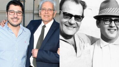 Ο Λάμπρος Κωνσταντάρας και ο πατέρας του, Δημήτρης Κωνσταντάρας