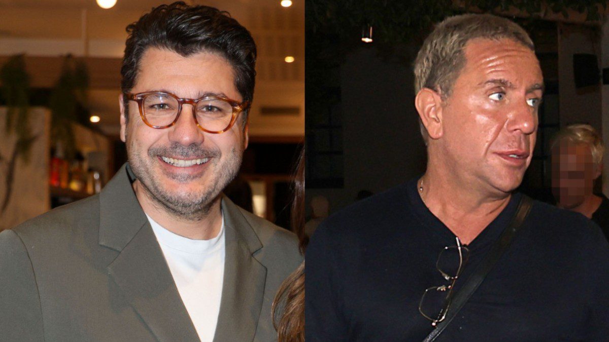 Ο Λάμπρος Κωνσταντάρας και ο Γιώργος Μαζωνάκης