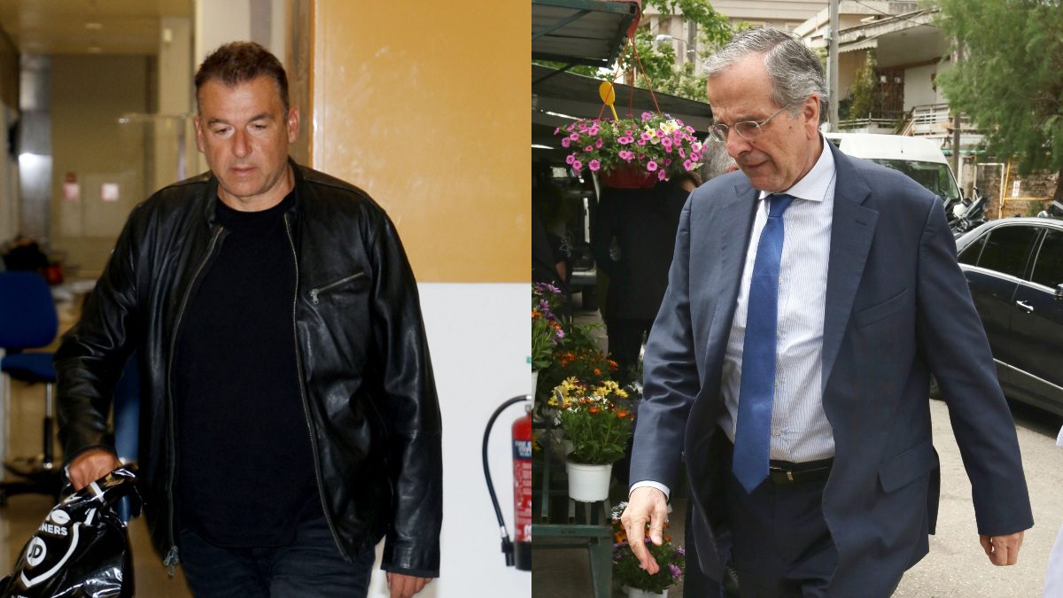 Ο Γιώργος Λιάγκας και ο Αντώνης Σαμαράς