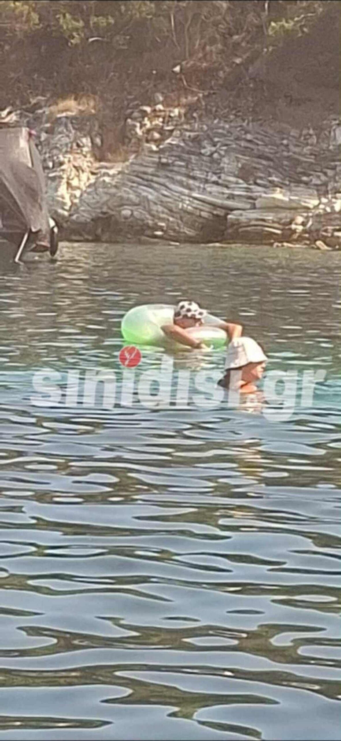 Ο Γιώργος Λιάγκας και η Μαρία Αντωνά στο Μεγανήσι