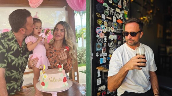 Ο Γιώργος Λιανός, η Κωνσταντίνα Καραλέξη και η κόρη τους