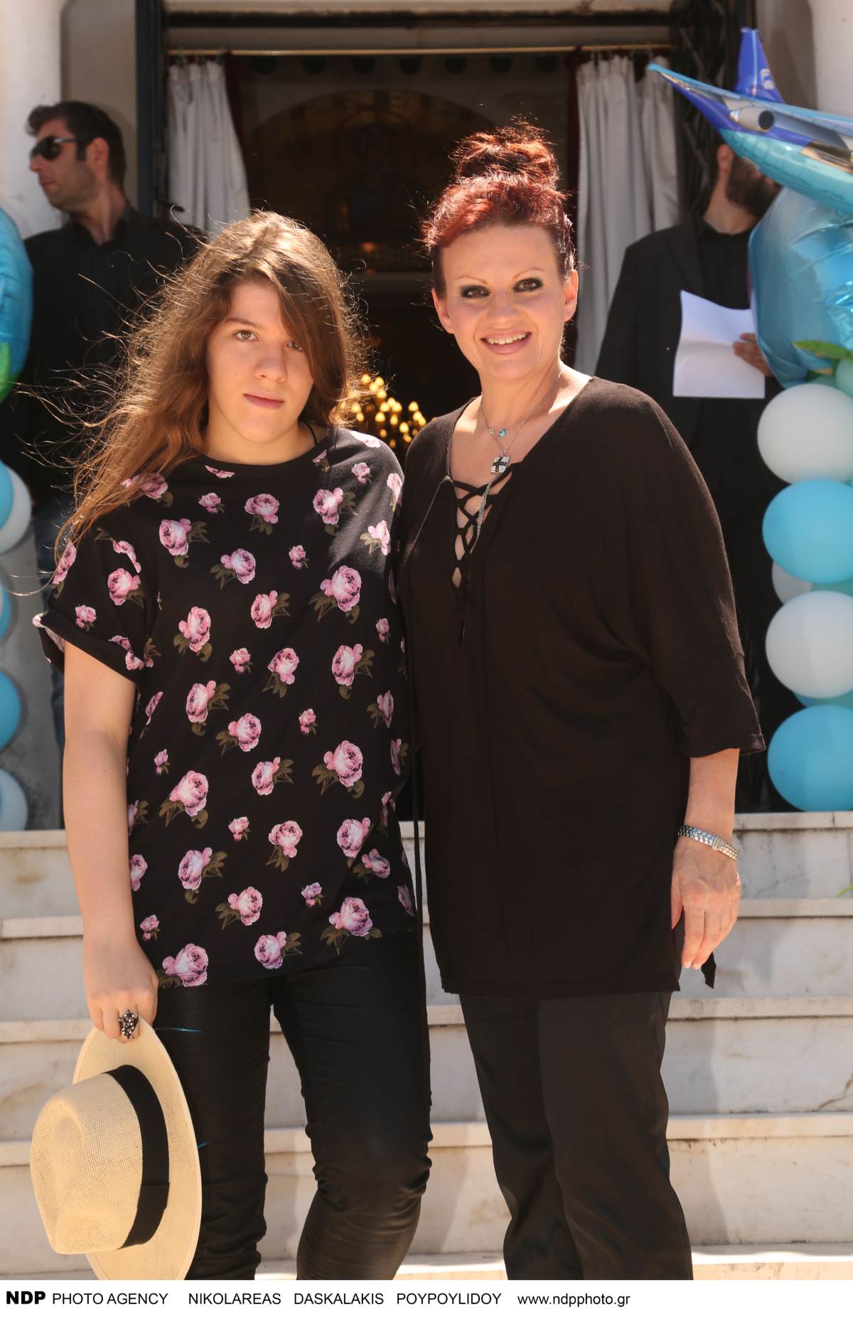 Η Λίλιαν Αρχοντή με την κόρη της, Χριστίνα Ιουστίνα