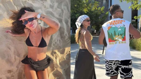 Η Μαριαλένα Ρουμελιώτη και ο Σάκης Κατσούλης στην Μύκονο