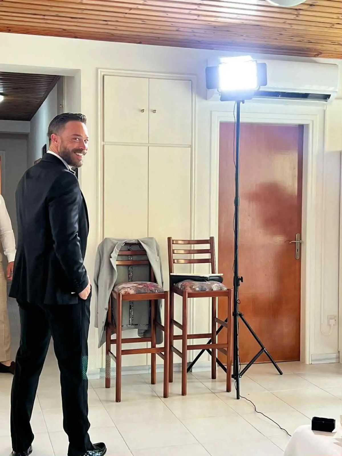 Ο Στέφανος Μιχαήλ στις προετοιμασίες για τον γάμο του