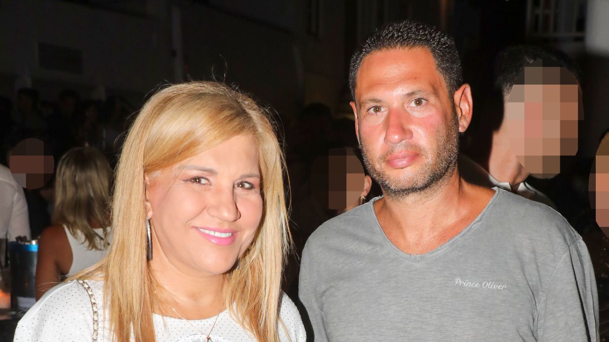 Η Δέσποινα Μοιραράκη με τον γιο της, Γιώργο