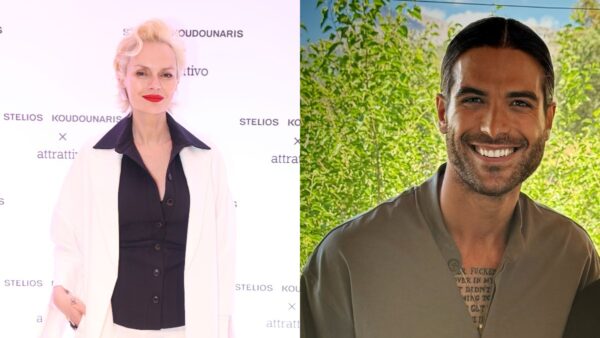 Η Έλενα Χριστοπούλου με τον Άρη Μουγκοπέτρο