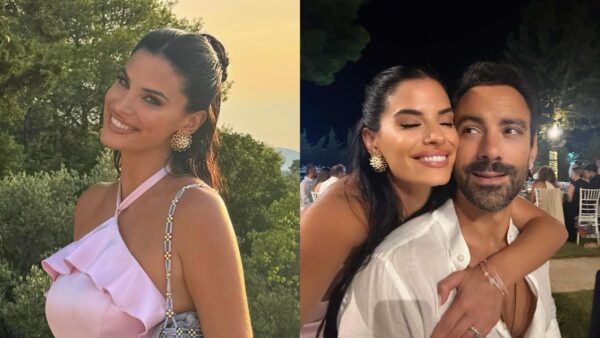 Η Χριστίνα Μπόμπα με τον Σάκη Τανιμανίδη