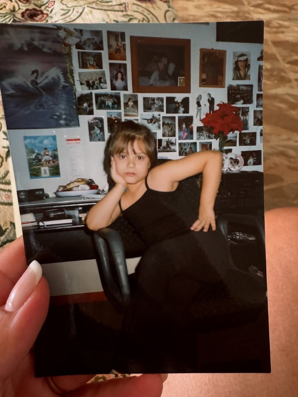 Η Λάουρα Νάργες σε παιδική ηλικία