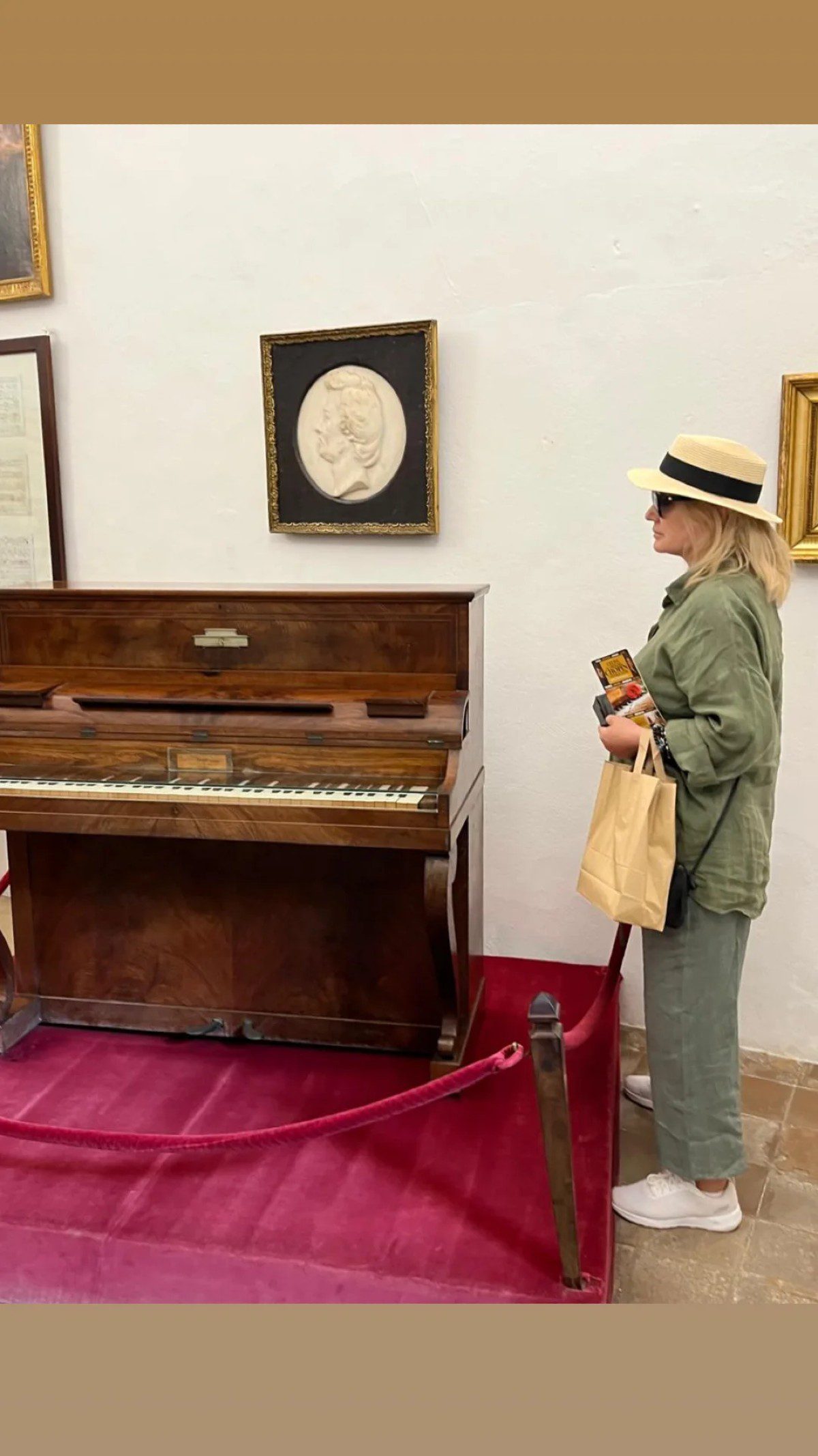 Η Αγγελική Νικολούλη σε μουσείο