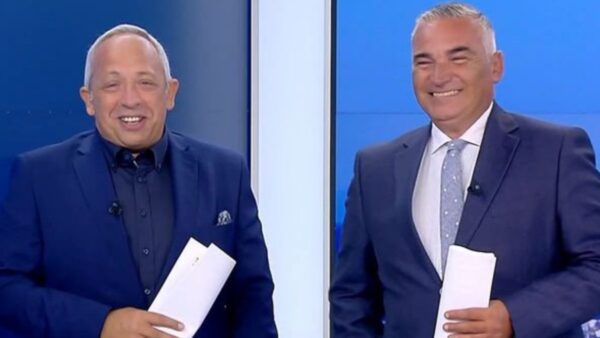 Ο Χρήστος Κούτρας και ο Γιάννης Ντσούνος στην πρεμιέρα τους