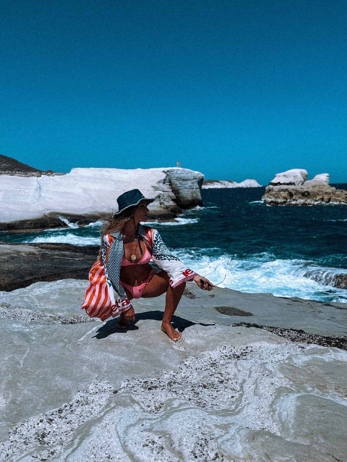 Η Αθηνά Οικονομάκου στη Μήλο