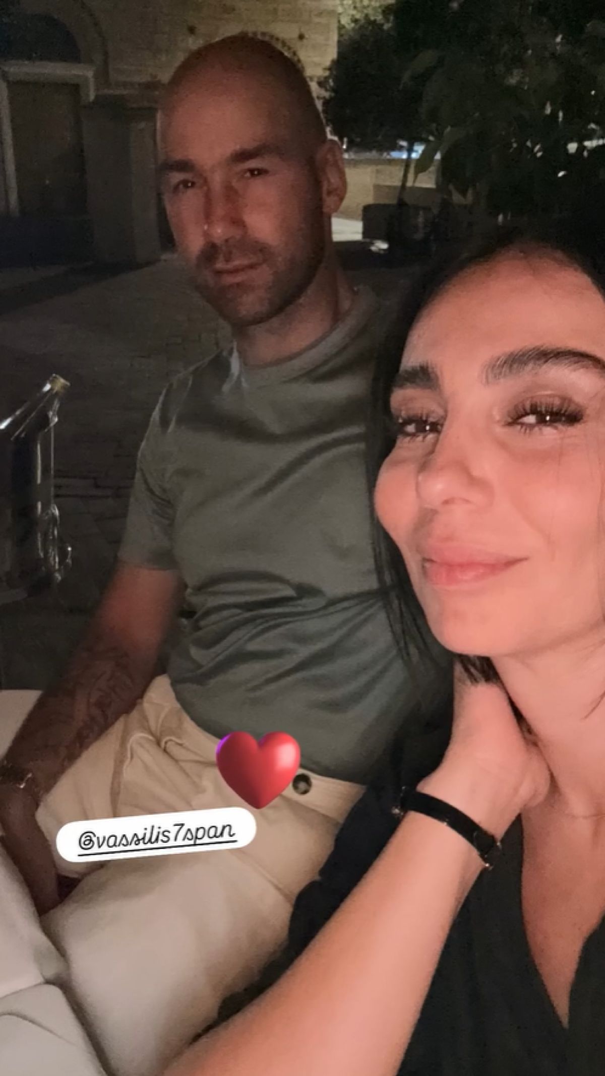 Η Ολυμπία Χοψονίδου και ο Βασίλης Σπανούλης