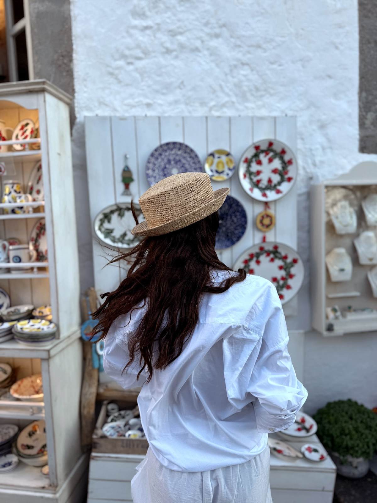 Η Ηλιάνα Παπαγεωργίου στην Πάτμο