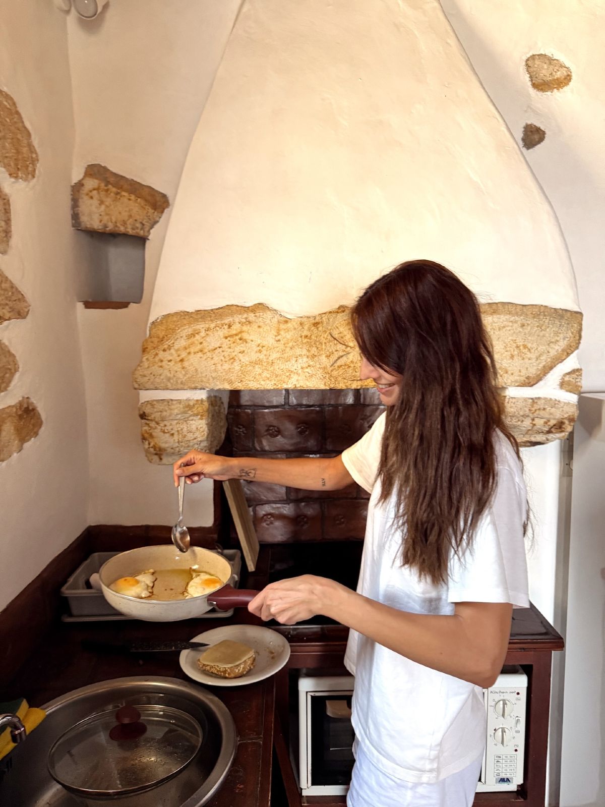 Η Ηλιάνα Παπαγεωργίου στην Πάτμο