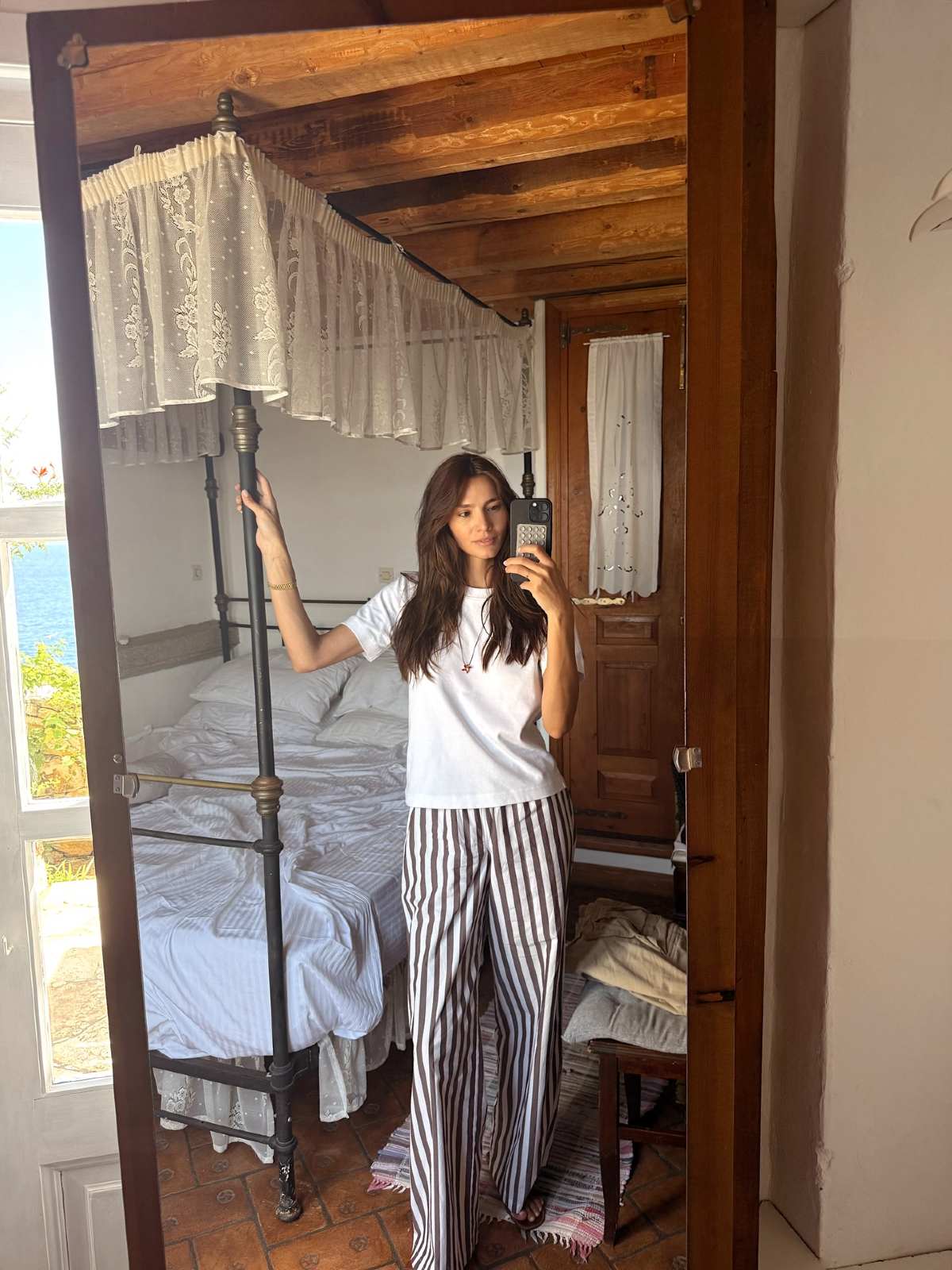 Η Ηλιάνα Παπαγεωργίου στην Πάτμο