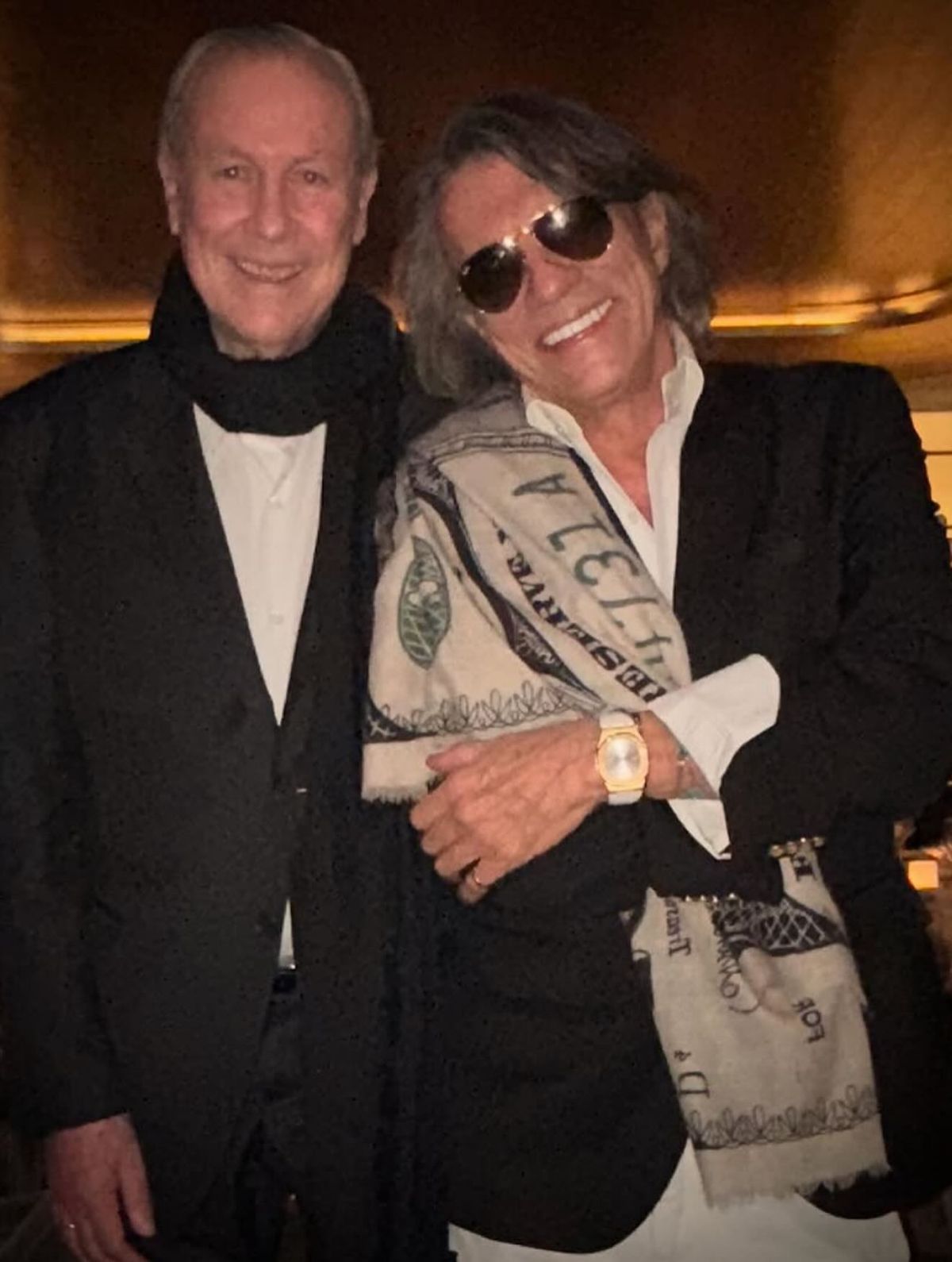 Ο Ηλίας Ψινάκης με τον Μπομπ Γουίλσον