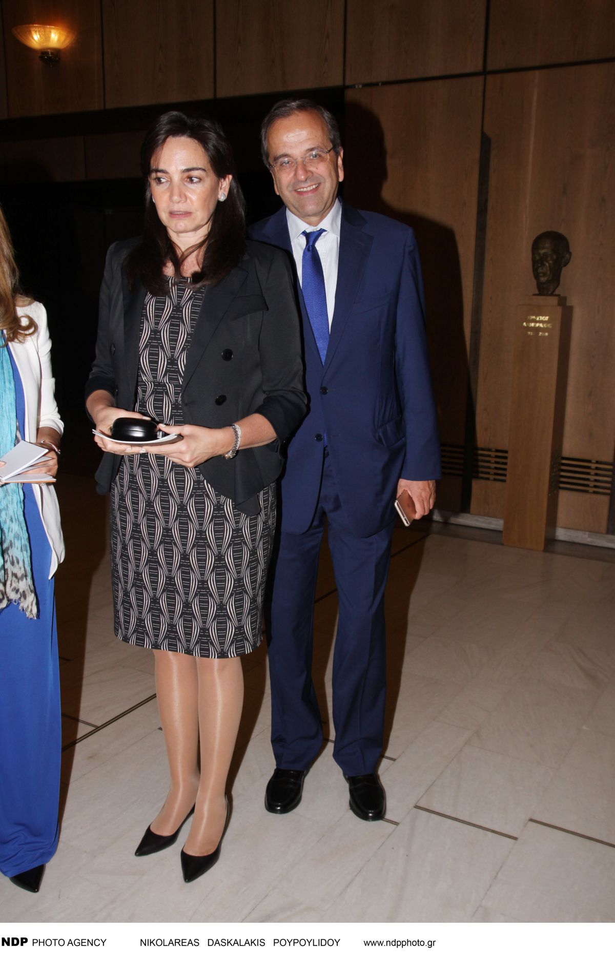 Ο Αντώνης Σαμαράς και η Γεωργία Κρητικού