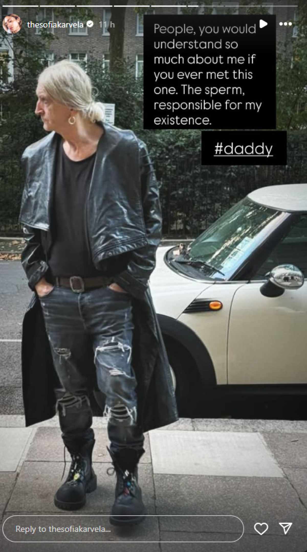 Η ανάρτηση της Σοφίας Καρβέλα στο Instagram