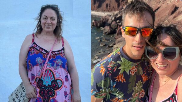 Η Σοφία Μουτίδου με τον σύντροφό της