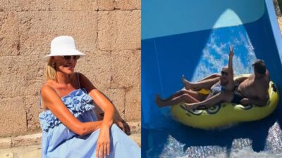 Η Σάσα Σταμάτη με τον αδελφό της