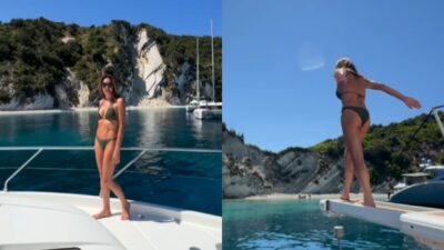 Η Τατιάνα Στεφανίδου στις διακοπές της