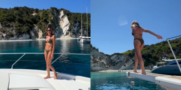 Η Τατιάνα Στεφανίδου στις διακοπές της