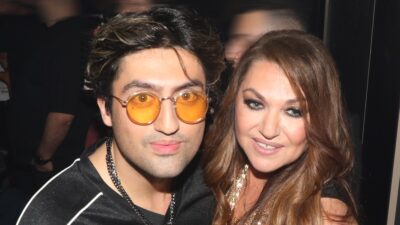 Ο Δημήτρης Σχοινάς και η μητέρα του Καίτη Γαρμπή