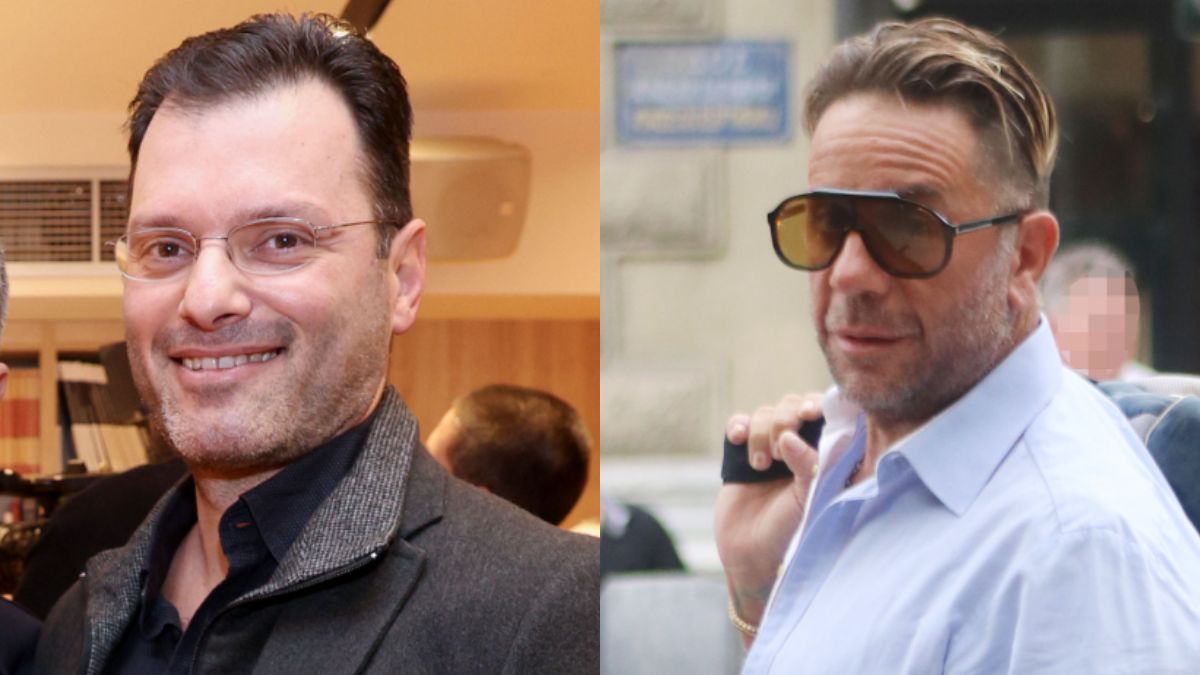 Ο Τάσος Τεργιάκης και ο Γιώργος Μαζωνάκης