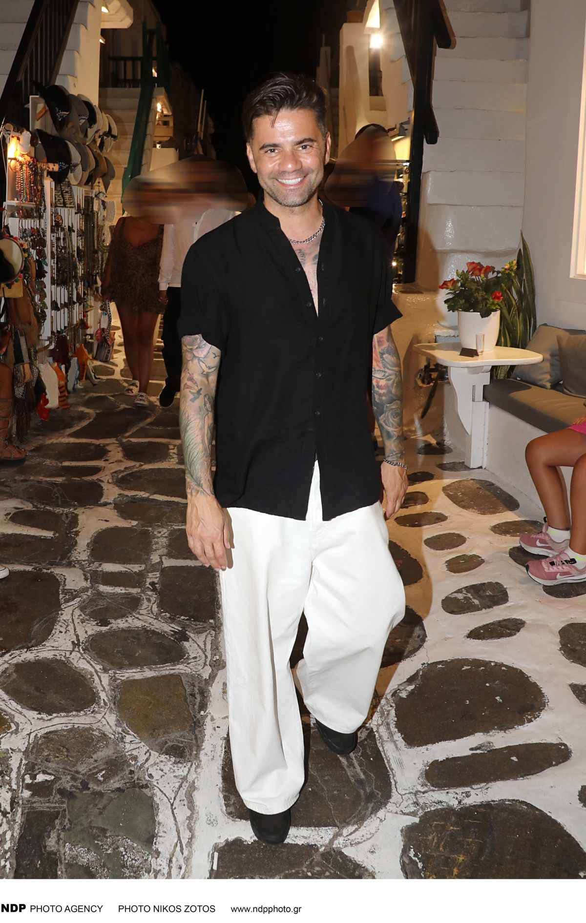 Ο Θοδωρής Μαραντίνης με τον γιο του, Φίλιππο