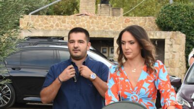 Ο Παναγής Τζωρτζάτος με τη σύζυγό του