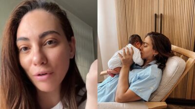 Η Ευρυδίκη Βαλαβάνη με τον γιο της