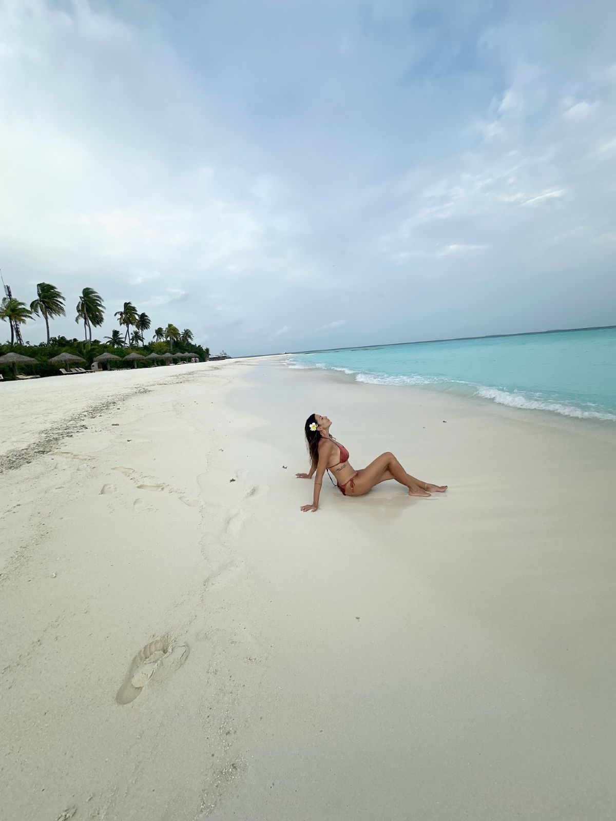 Η Ελένη Χατζίδου στις Μαλδίβες