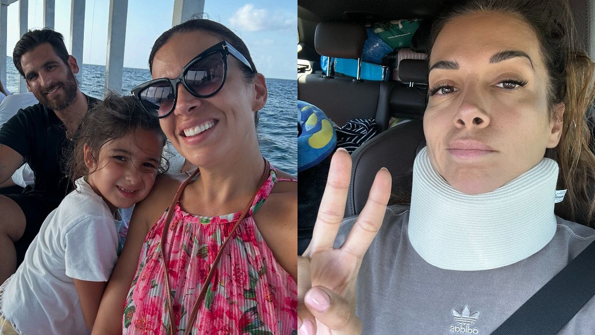 Η Ελένη Χατζίδου με την οικογένειά της