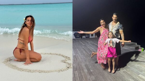 Η Ελένη Χατζίδου με τον Ετεοκλή Παύλου και την κόρη τους