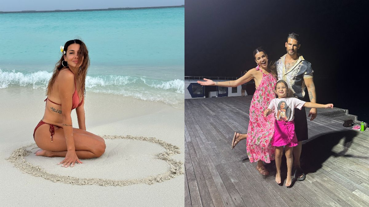 Η Ελένη Χατζίδου με τον Ετεοκλή Παύλου και την κόρη τους