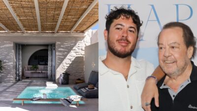 Το ξενοδοχείο του Μιχαήλ Βαρθακούρη στην Πάρο και ο ίδιος με τον Γιάννη Πάριο