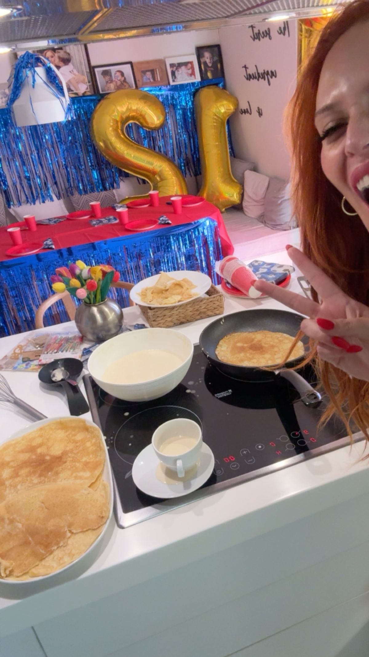 Η Σίσσυ Χρηστίδου στις ετοιμασίες για τα γενέθλια του μικρού της γιου