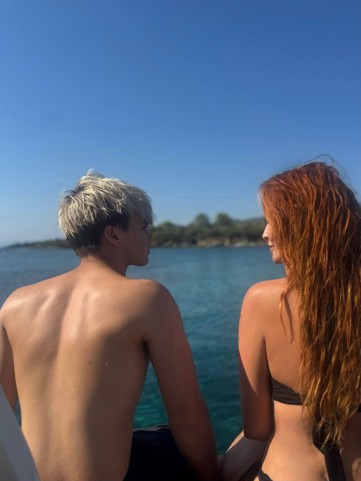 Η Σίσσυ Χρηστίδου με τον γιο της