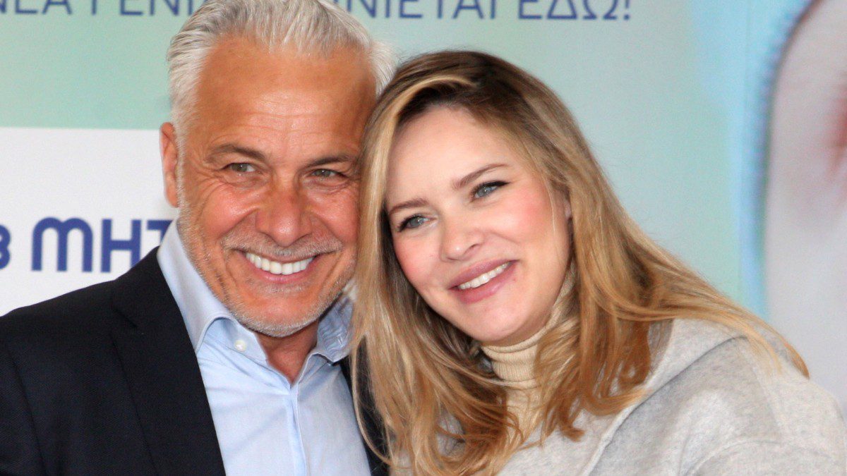 Ο Χάρης Χριστόπουλος και η Ανίτα Μπραντ