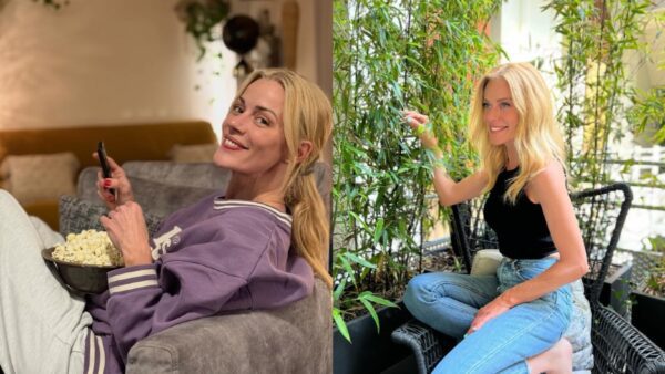 Η Ζέτα Μακρυπούλια στο σπίτι της