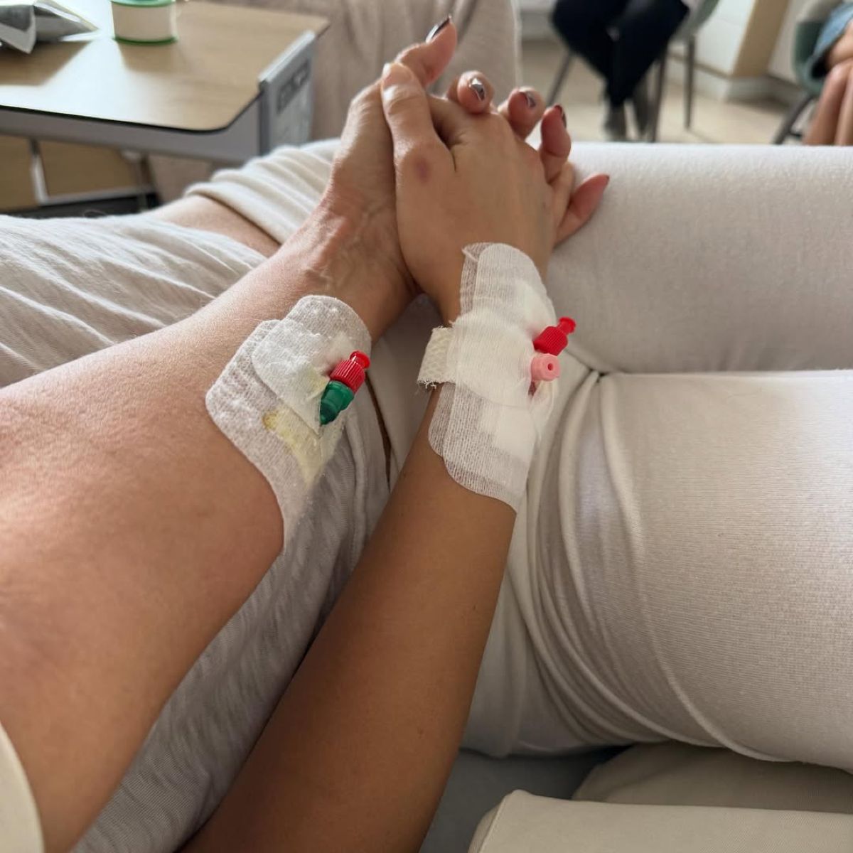 Η Μπέλα Χαντίντ στο νοσοκομείο