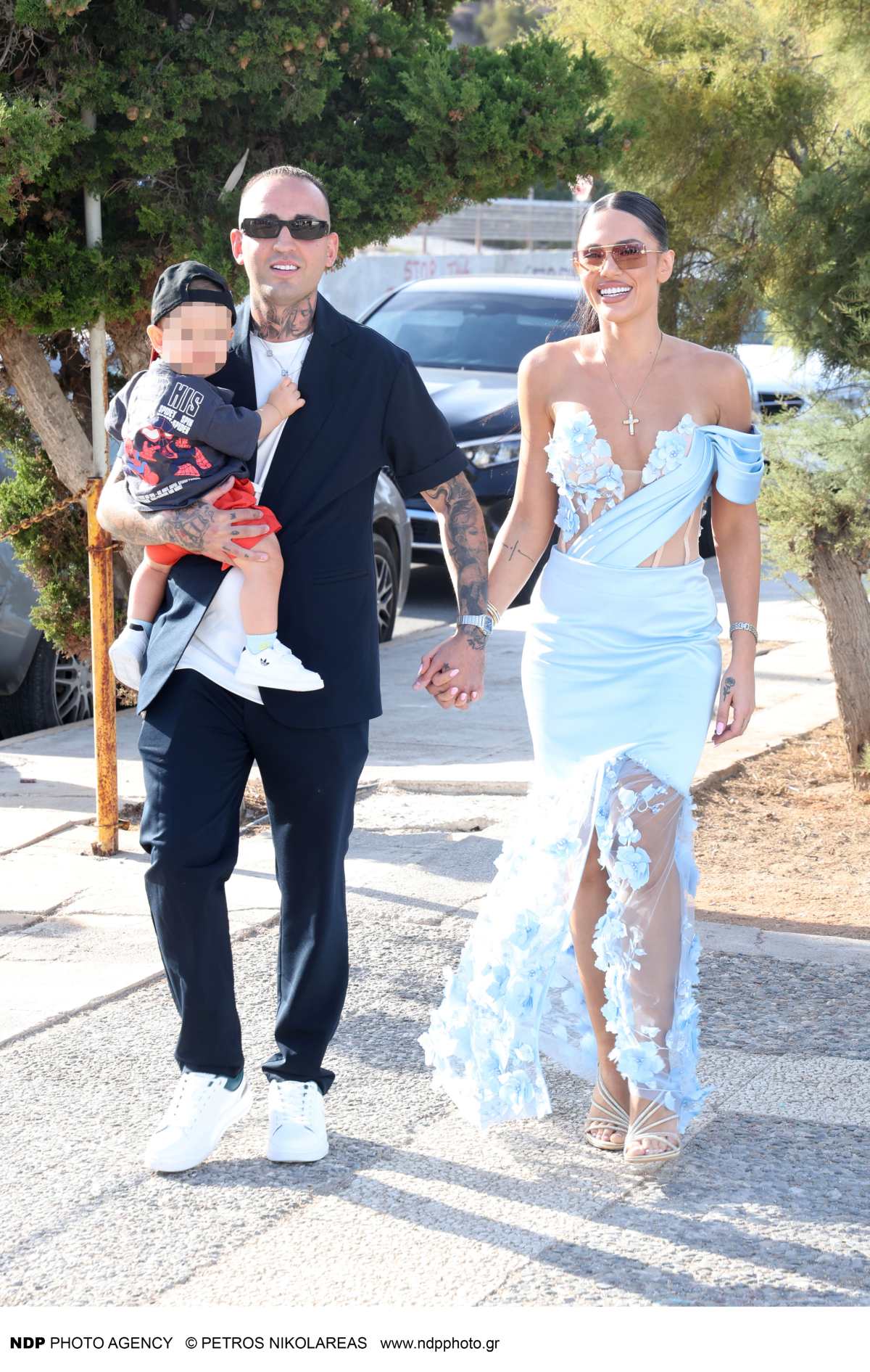 Η Έλενα Τσαγκρινού και ο DJ Stephan βάφτισαν το γιο τους