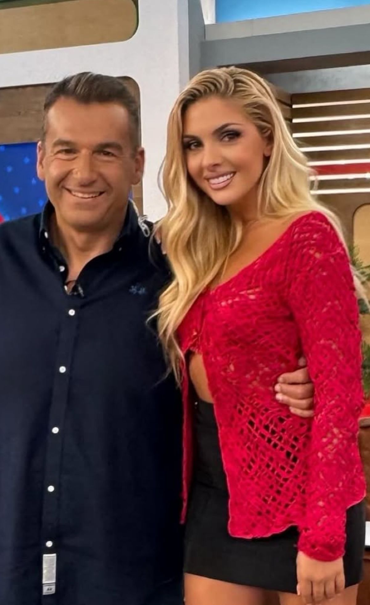 Φαίη Φώτου με Γιώργο Λιάγκα