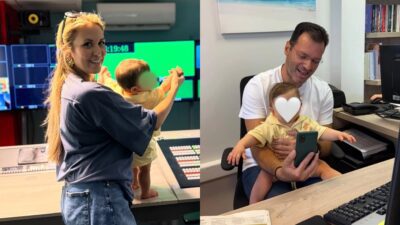 Η Φωτεινή Πετρογιάννη με το γιο της