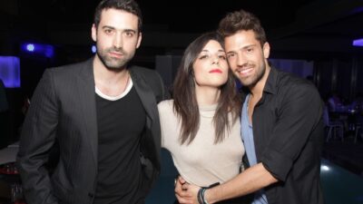 Ο Κωνσταντίνος Αργυρός με τα αδέρφια του