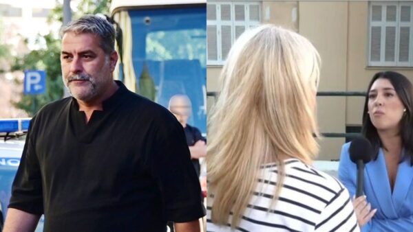 Ο Βασίλης Μπισμπίκης και η κάτοικος των ΙΧ